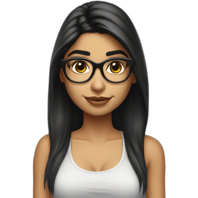 Mia Khalifa girl emoji