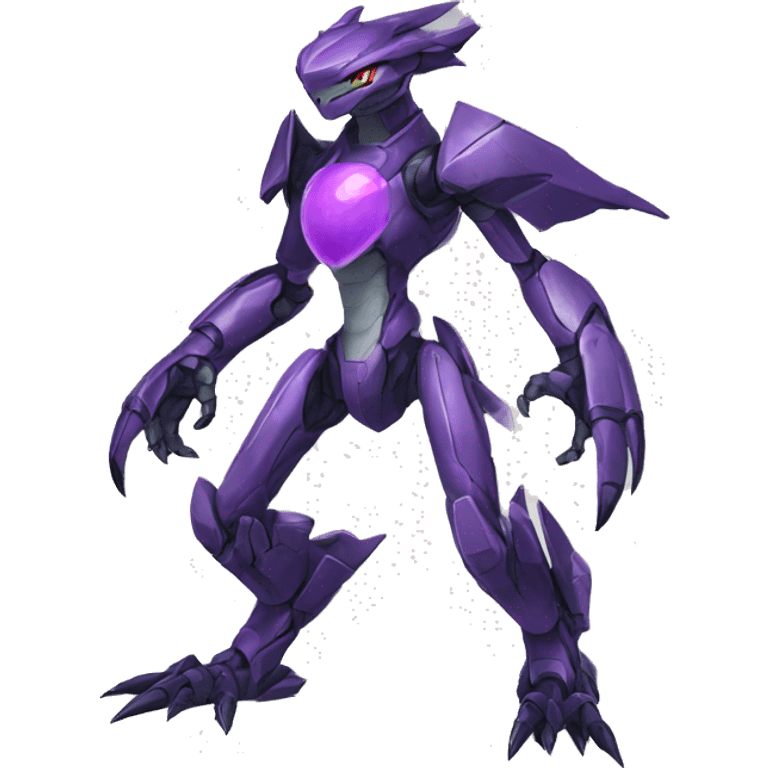  Cool Edgy Godly Futuristic Digimon-Fakemon-Genesect-Reptile full body emoji