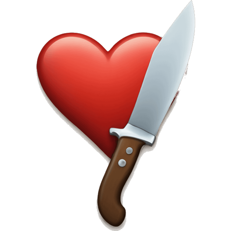  Heart with a knife in it emoji