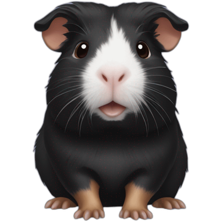 Black guinea pig emoji