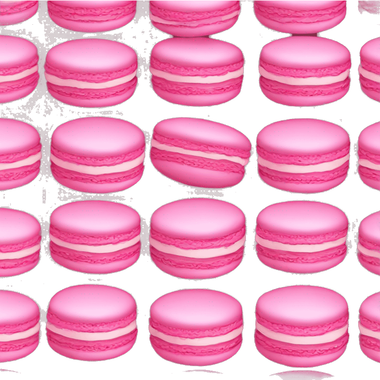 Pink macaroon emoji