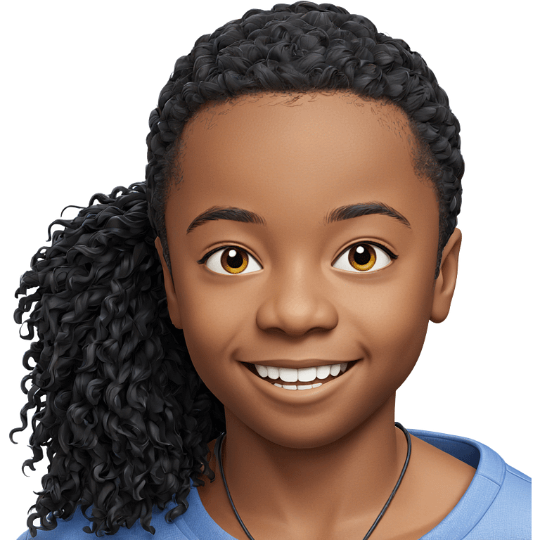 smiling dark-skinned male portrait emoji