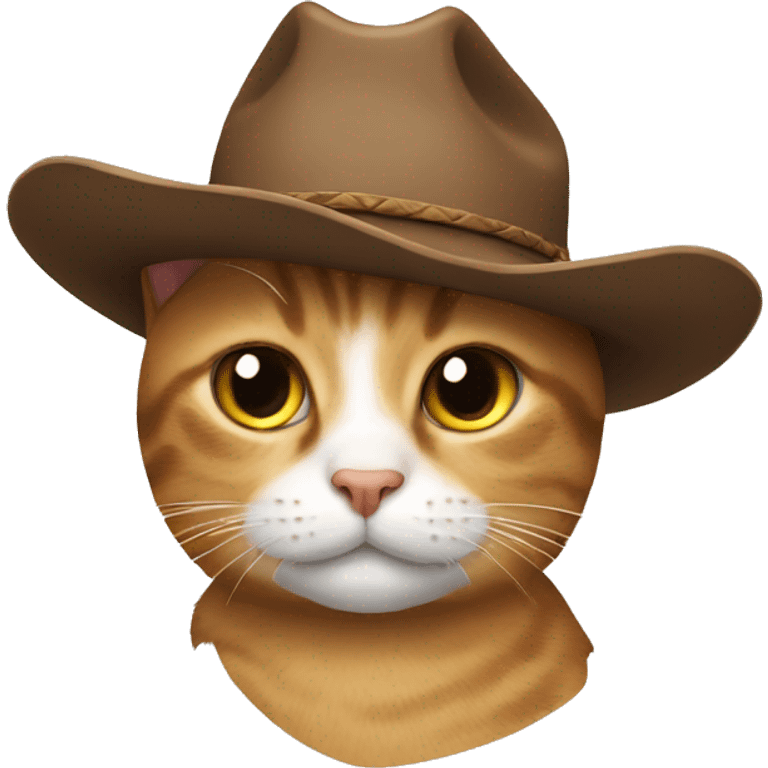 cat with cowboy hat emoji