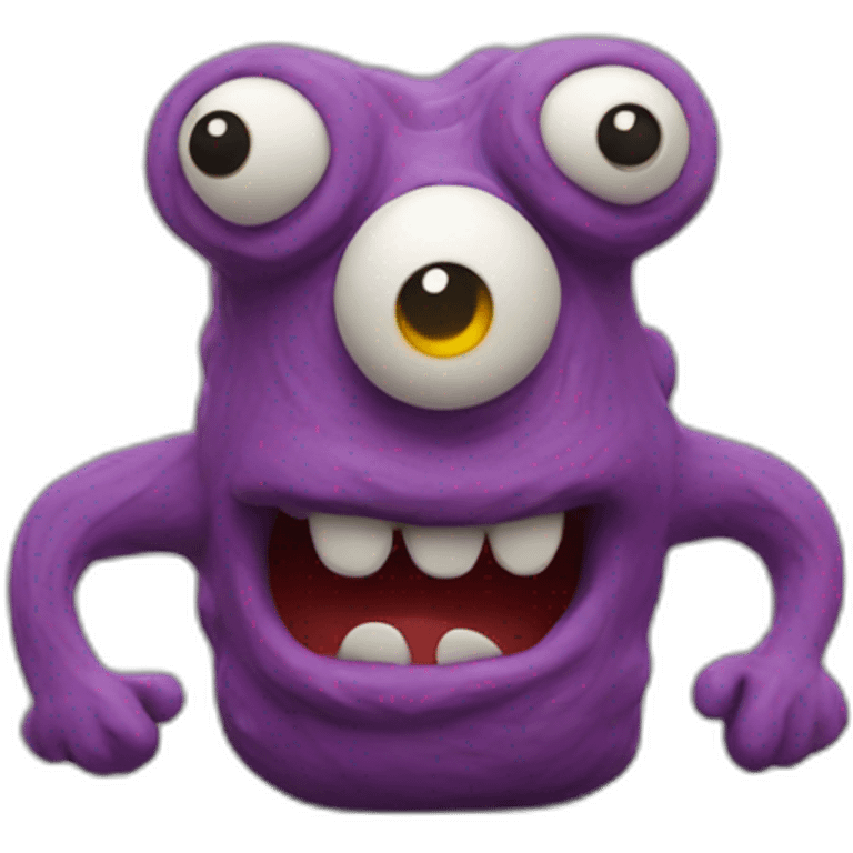 Plasticine Monster emoji