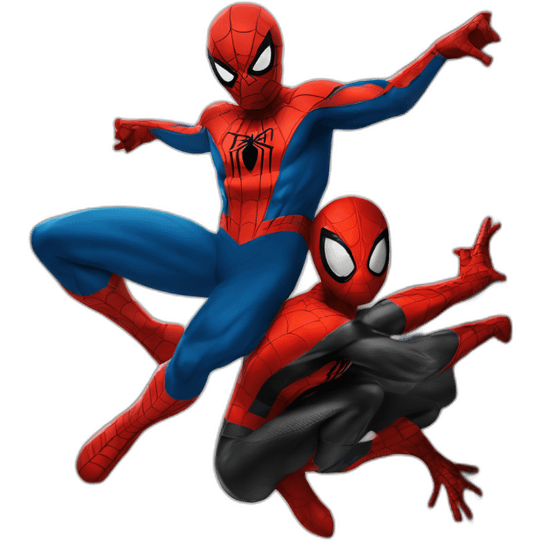 spider man and scarlet spider emoji