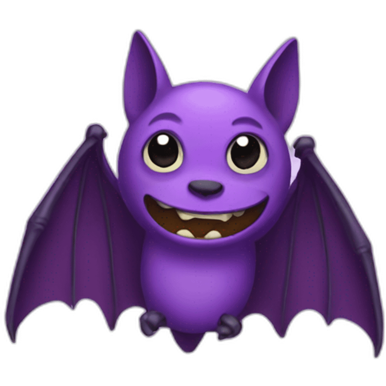 purple bat emoji