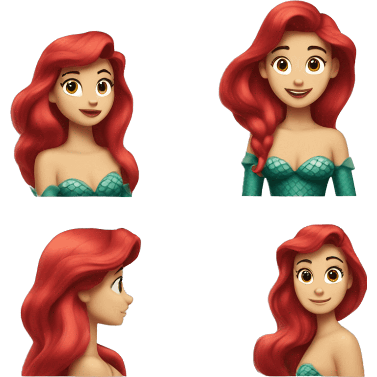 the little mermaid ariel emoji