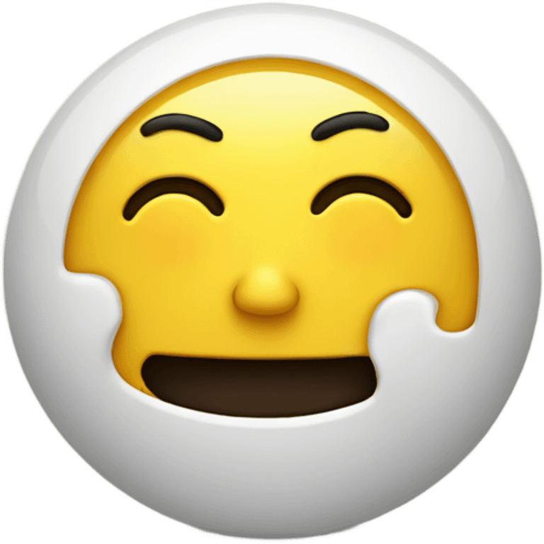 happy face that is sad  emoji