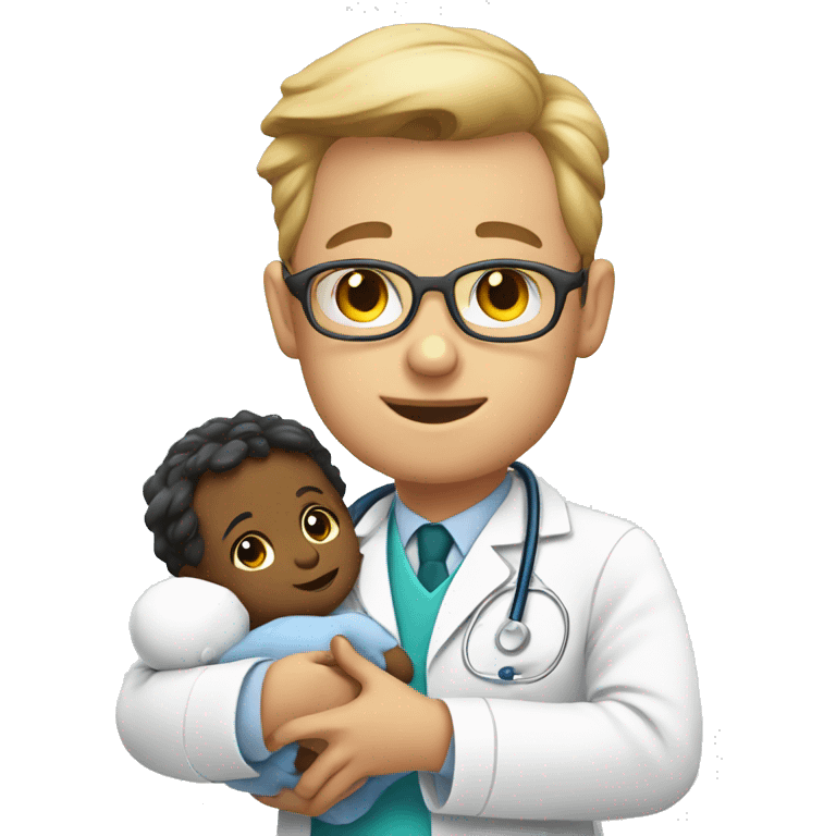 doctor deliver babie emoji