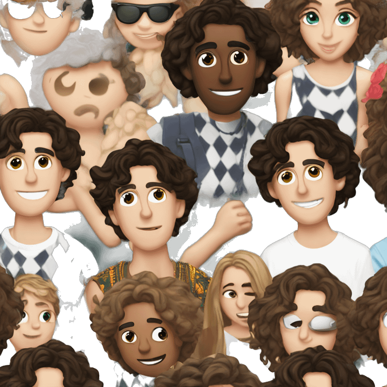 Timothée Chalamet at Coachella emoji