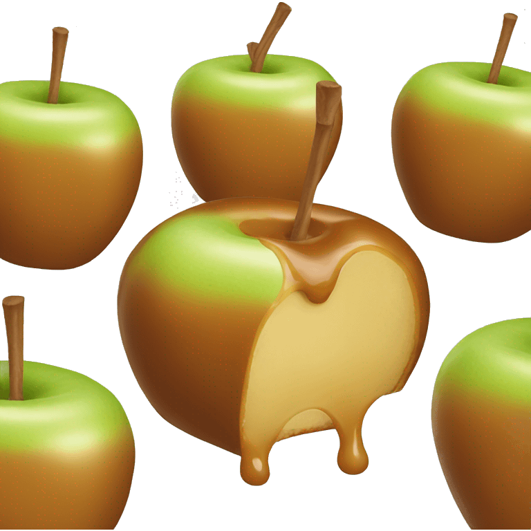 Caramel apples emoji