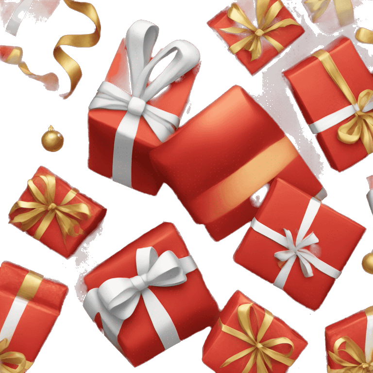 Gifts red Christmas  emoji