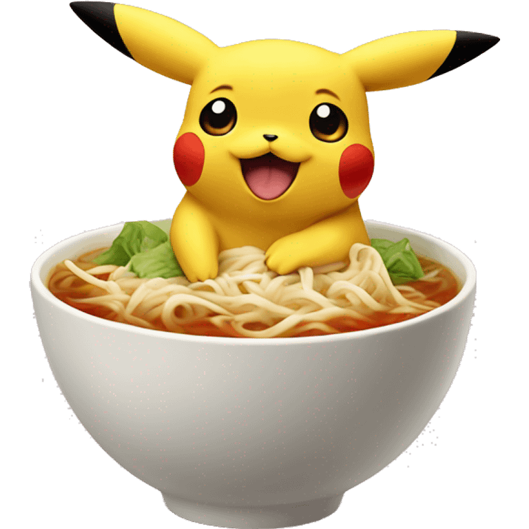 pikachu on the pho emoji