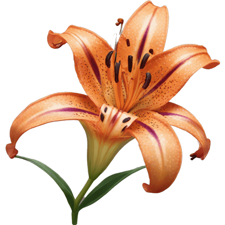 stargazer tiger lily  emoji