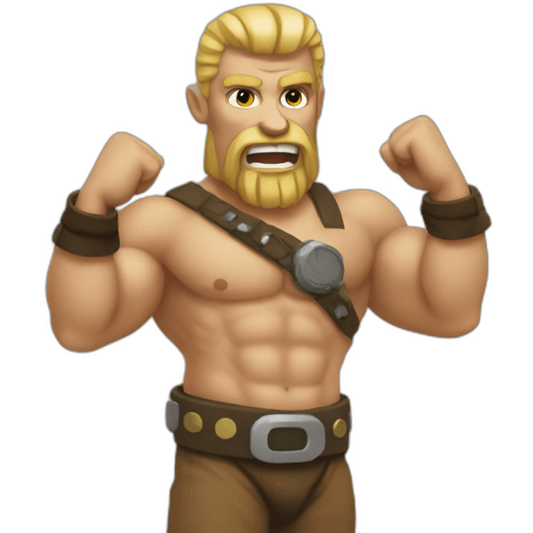 Techno viking emoji