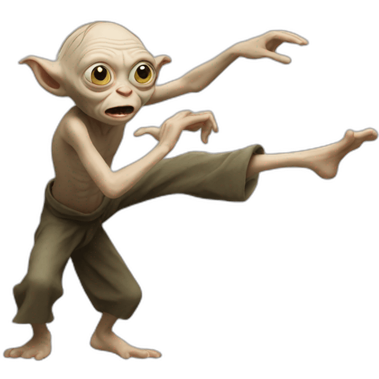 gollum dancing emoji