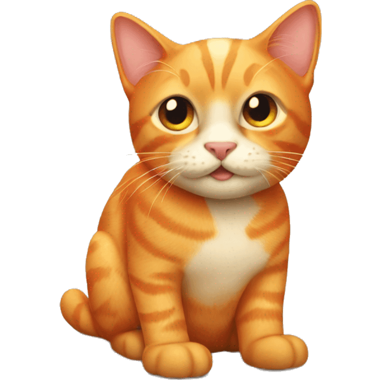 Orange cat emoji