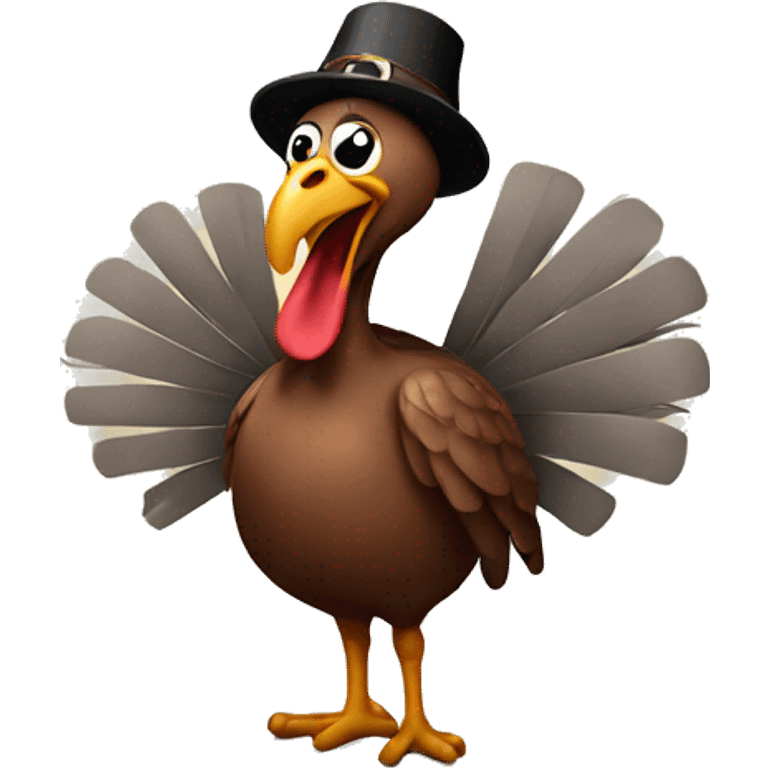 Turkey dancing  emoji