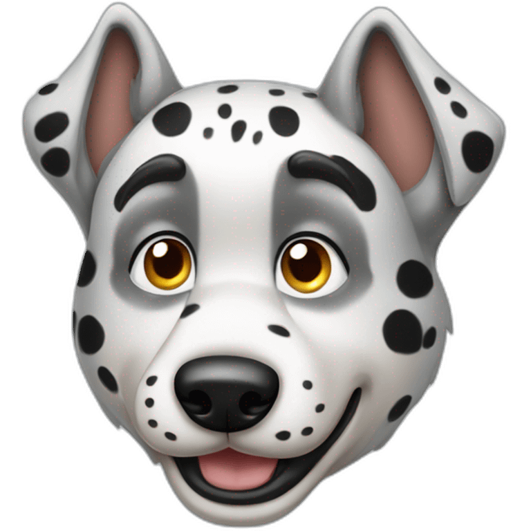 furry dalmatian wolf emoji