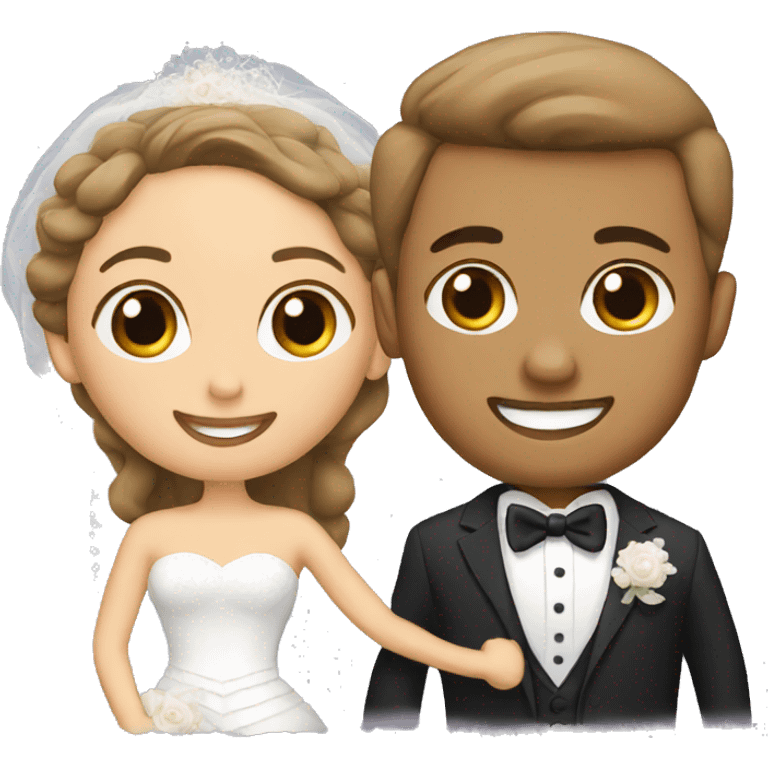 bride and groom emoji