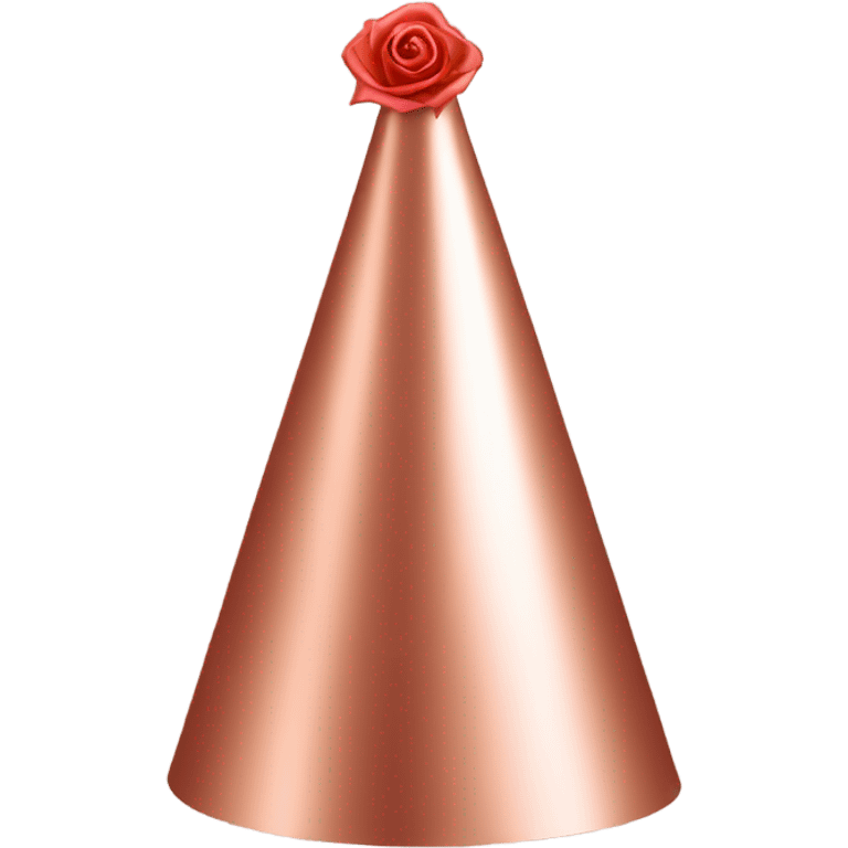 Rose gold Party Hat emoji