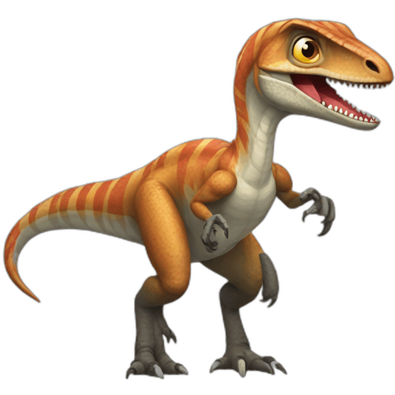 Velociraptor learn math emoji