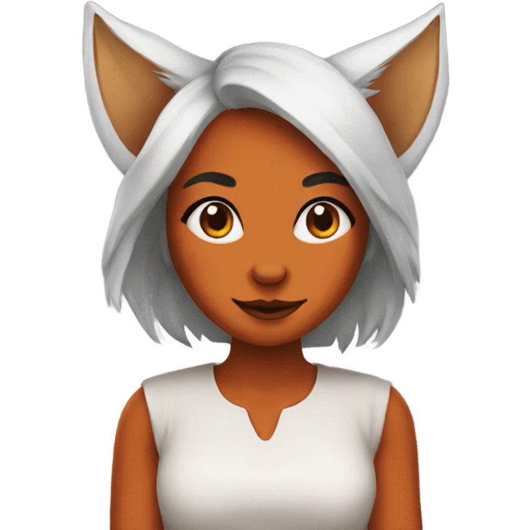 Fox girl emoji