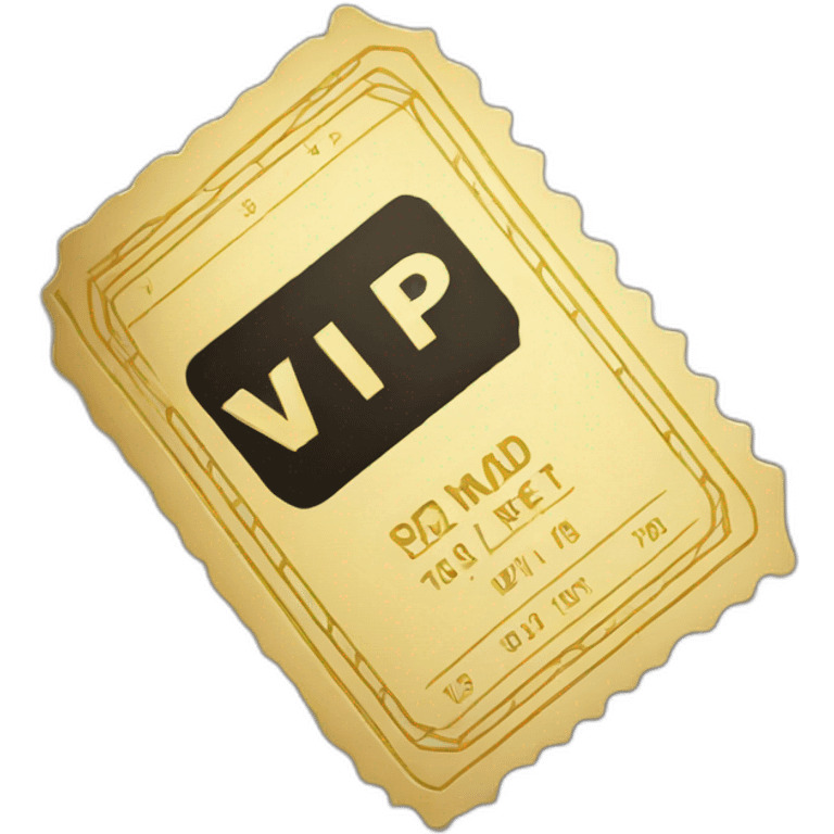 VIP ticket emoji