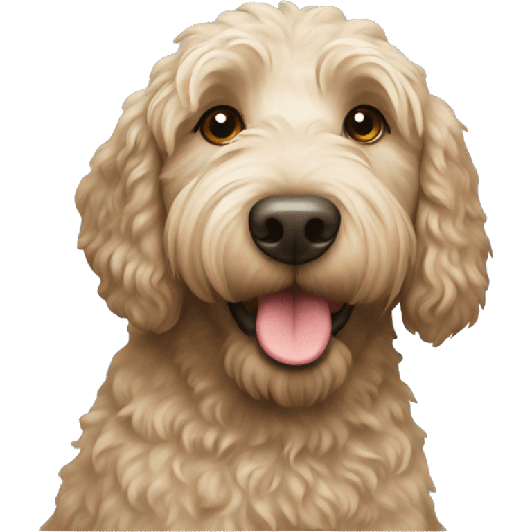 Labradoodle Christmas  emoji