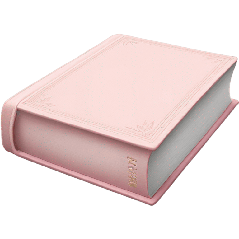 pale pink Holy Bible emoji