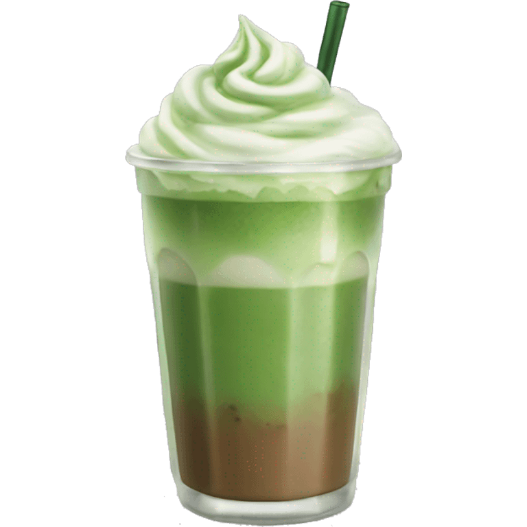 iced matcha latte emoji