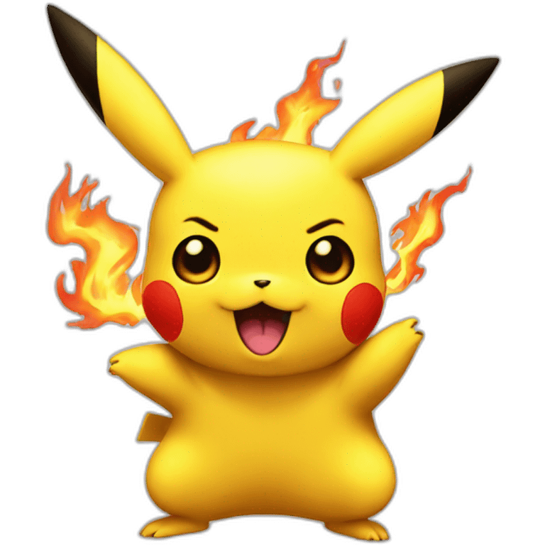 pikachu-fire emoji