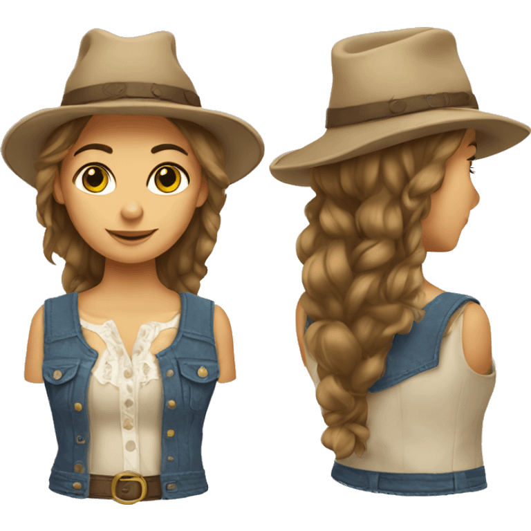 country girl emoji