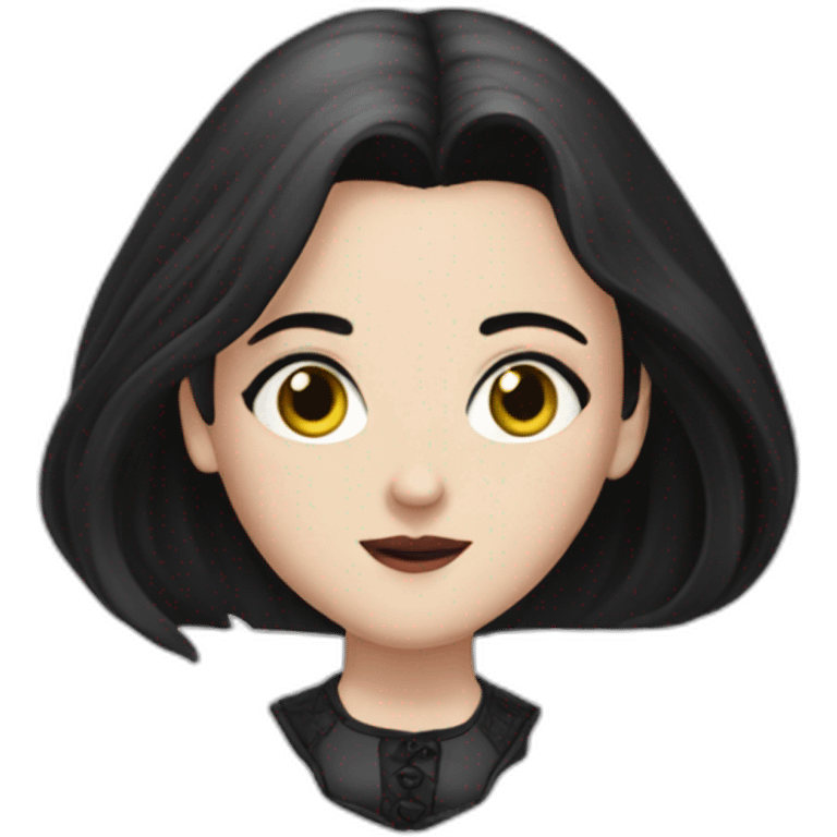 Wenesday Addams jenna orteg emoji