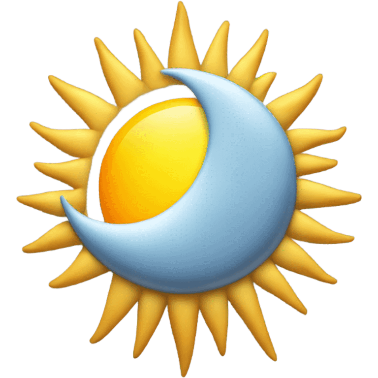 sun and moon emoji