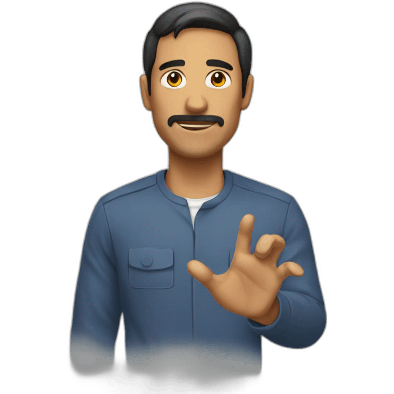 creación de Adán manos emoji