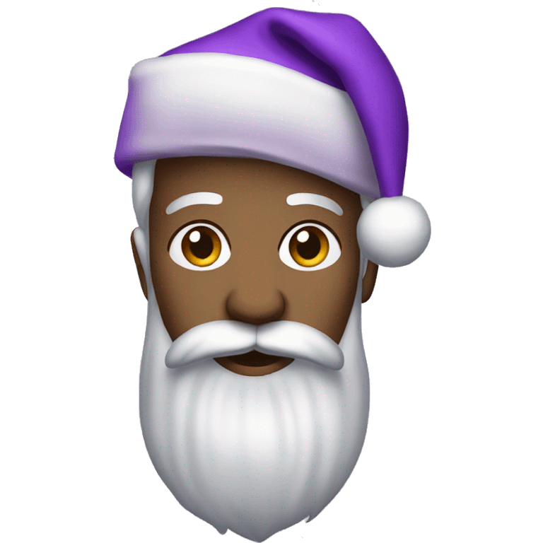 Christmas purple emoji