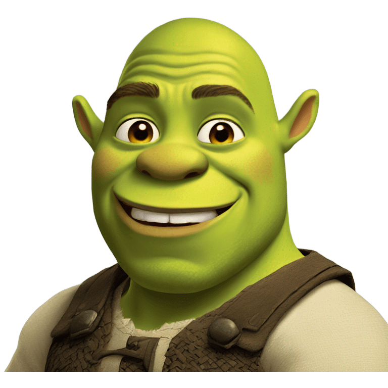 handsome shrek emoji