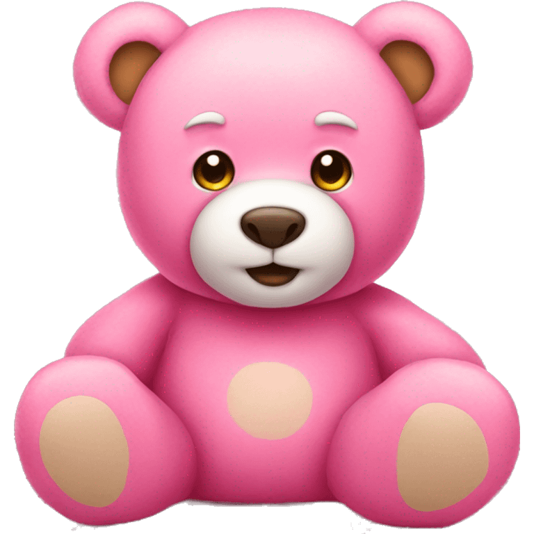 pink teddy bear  emoji