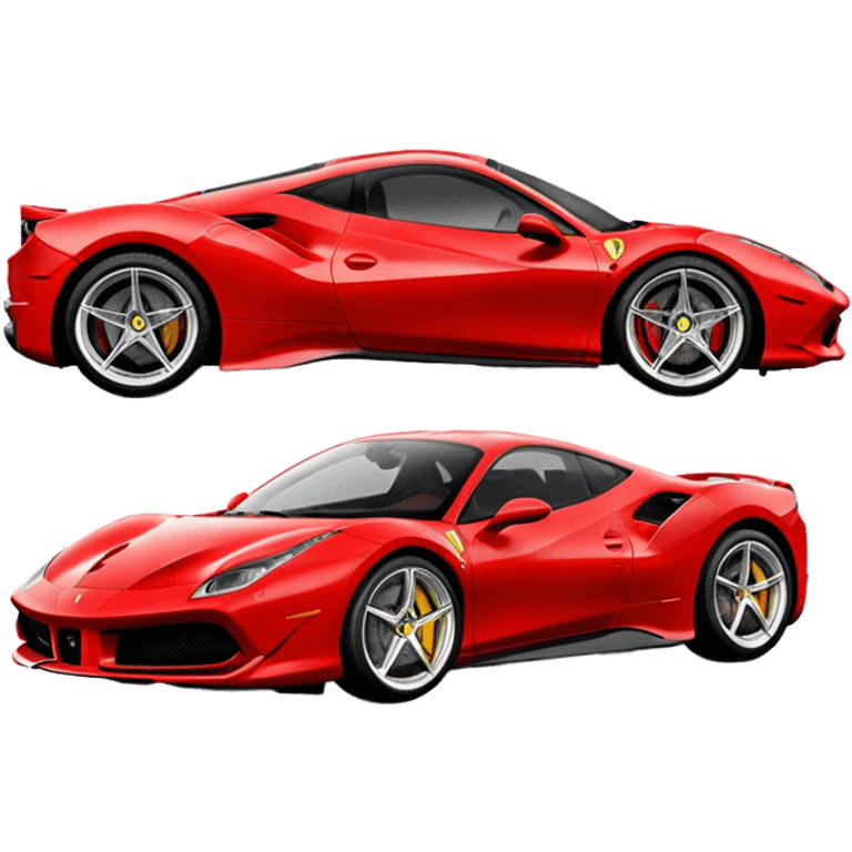 Ferrari 488 GTB - Ferrari (Model Year: 2020) (Iconic colour: Red) emoji