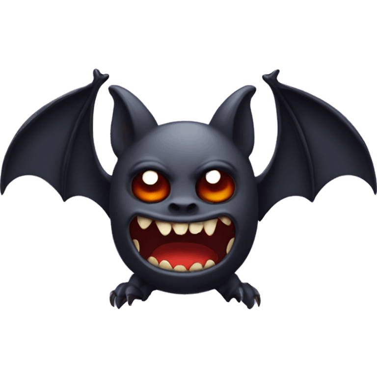 evil bat emoji