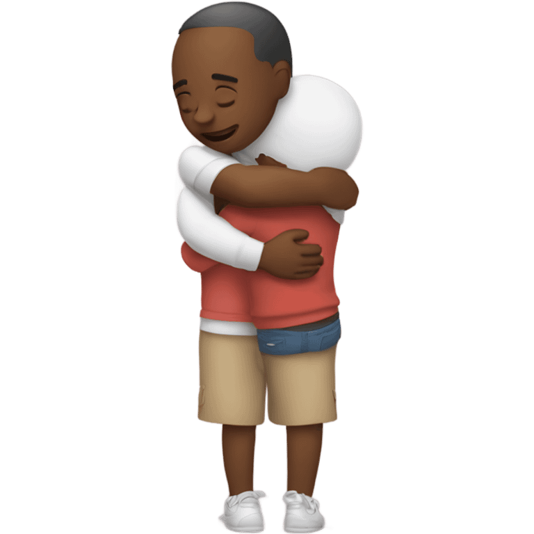 Cute hug emoji