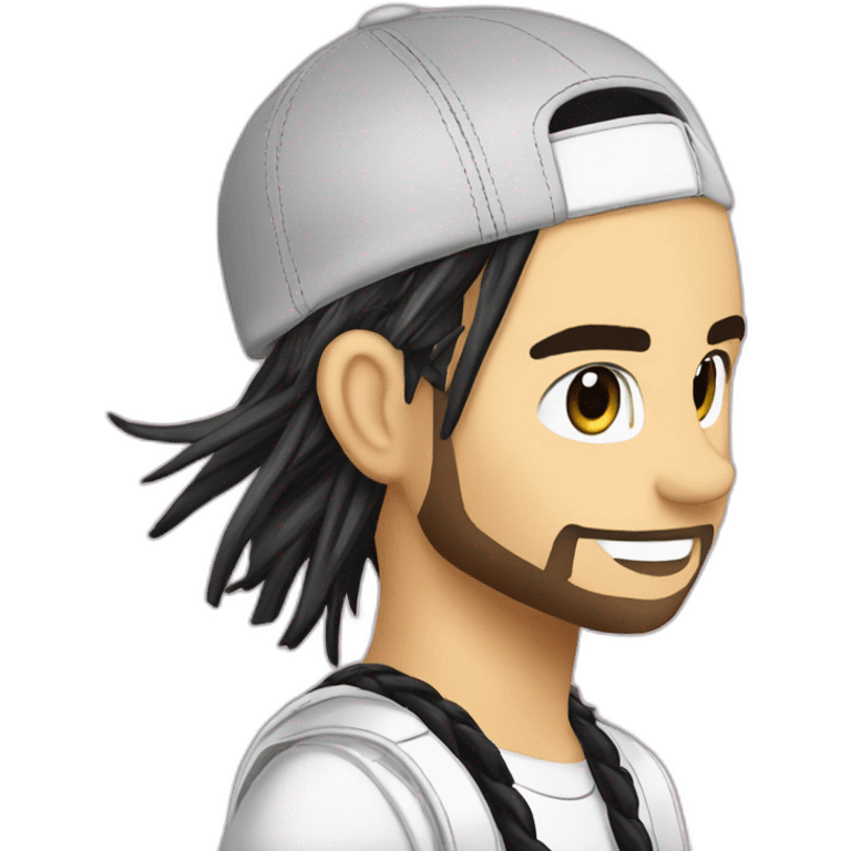 tom kaulitz from tokio hotel in 2008 emoji