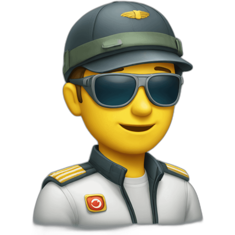 Glider pilot emoji