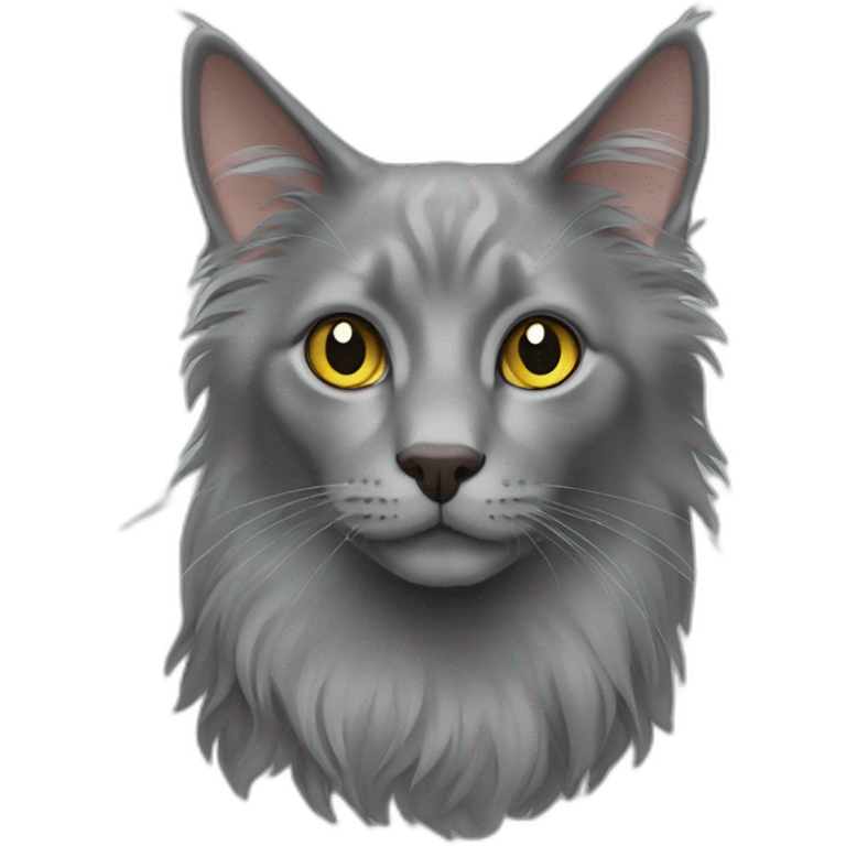 nebelung cat emoji