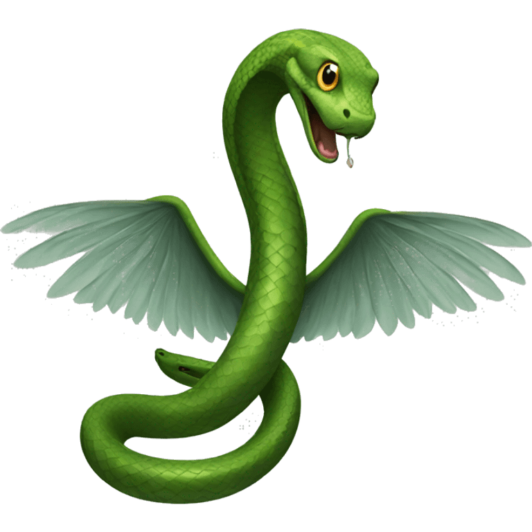 snake with wings emoji