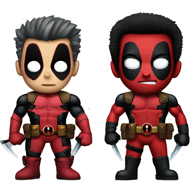 Deadpool wolverine emoji