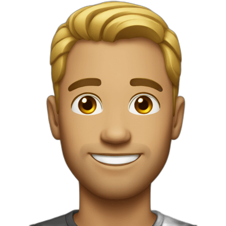 Very handsome guy emoji