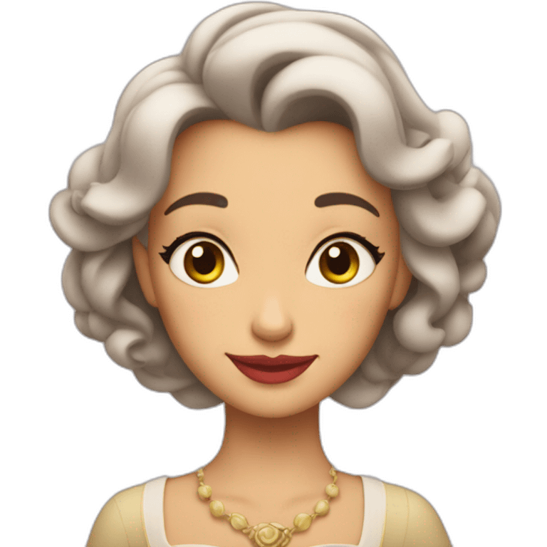 babette from beauty and the beast emoji