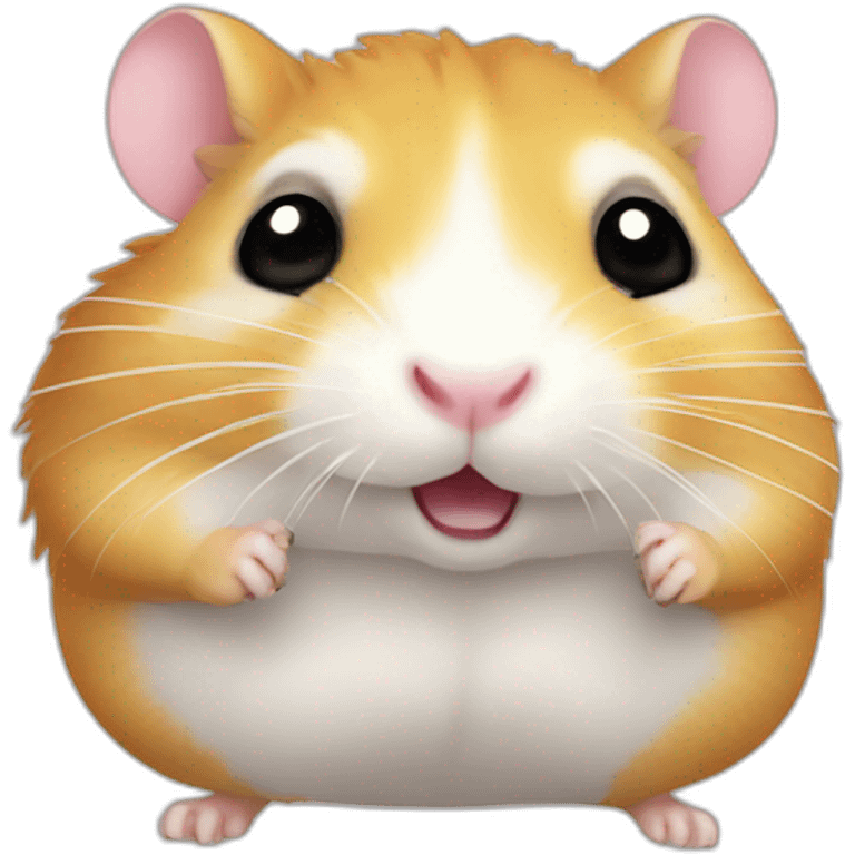 hamster-with-big-claw emoji